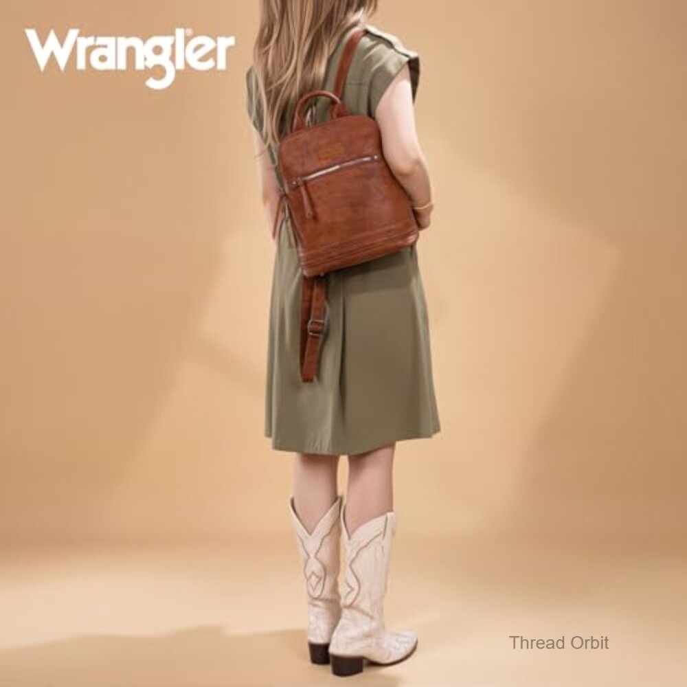 Mini Backpack Purse Daypack Adjustable Strap PU L… - image 2